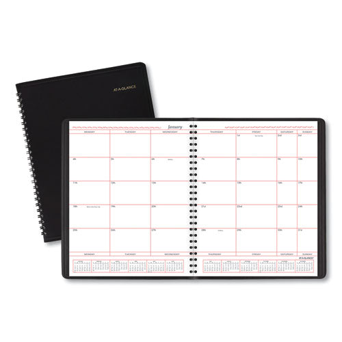Monthly Planner In Business Week Format, 10 X 8, White, 2022