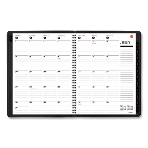 800 Range Weekly-monthly Appointment Book, 11 X 8.25, White, 2022