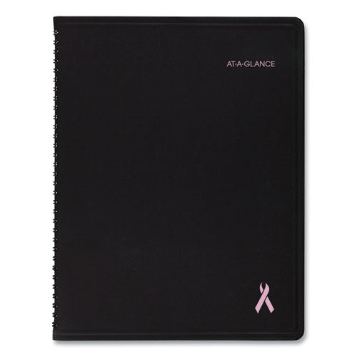 Quicknotes Special Edition Monthly Planner, 11 X 8.25, Black-pink, 2022