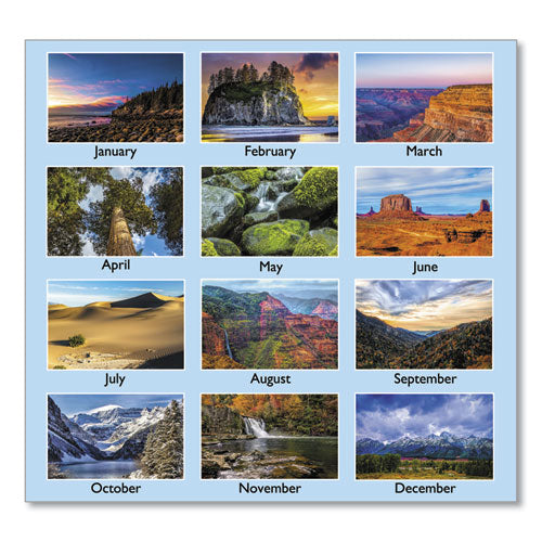 Scenic Monthly Wall Calendar, 12 X 17, 2022