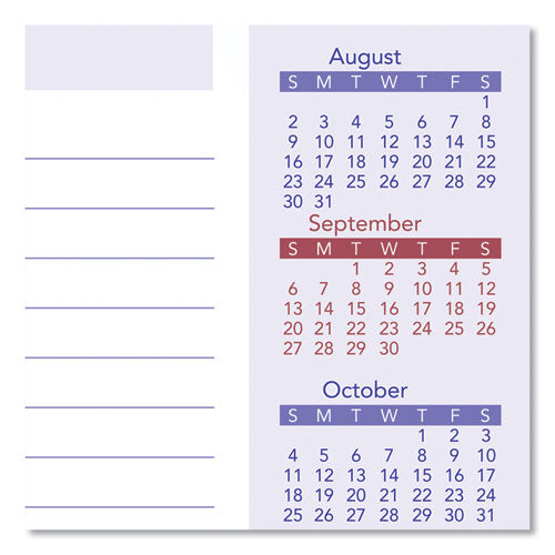 Wirebound Monthly Desk-wall Calendar, 11 X 8, White Sheets, 16-month (sept To Dec): 2022 To 2023