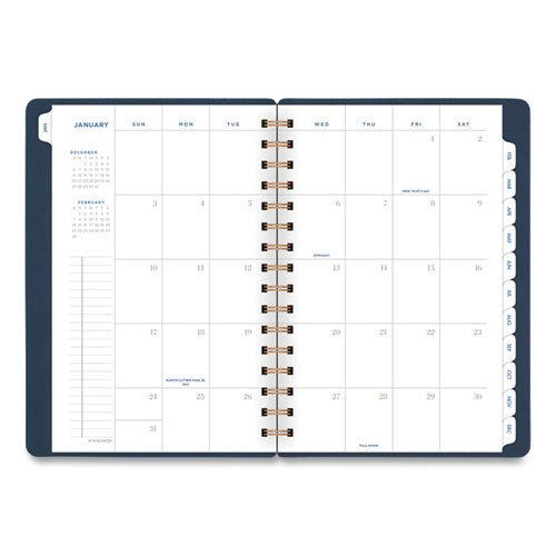 Signature Collection Firenze Navy Weekly-monthly Planner, 8.5 X 5.5, 2022-2023