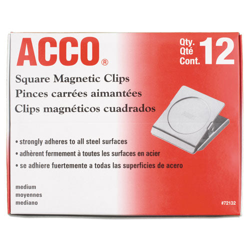 Magnetic Clips, 1", Silver