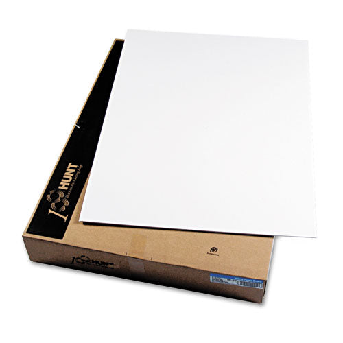 Cfc-free Polystyrene Foam Board, 30 X 40, White Surface And Core, 25-carton