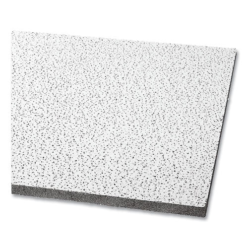 Fine Fissured Ceiling Tiles, Non-directional, Square Lay-in (0.94"), 24" X 24" X 0.63", White, 16-carton