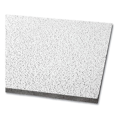 Fine Fissured Ceiling Tiles, Non-directional, Square Lay-in (0.94"), 24" X 48" X 0.63", White, 12-carton