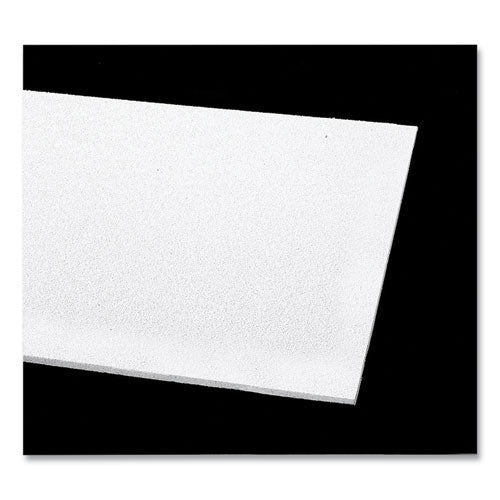 Dune Ceiling Tiles, Non-directional, Square Lay-in (0.94"), 24" X 48" X 0.63", White, 8-carton