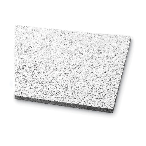 Fissured Ceiling Tiles, Square Lay-in (0.94"), 24" X 48" X 0.63", White, 12-carton