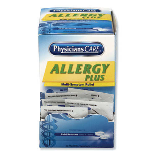 Allergy Antihistamine Medication, Two-pack, 50 Packs-box