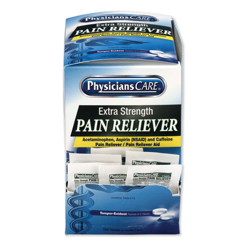 Extra-strength Pain Reliever, Two-pack, 50 Packs-box