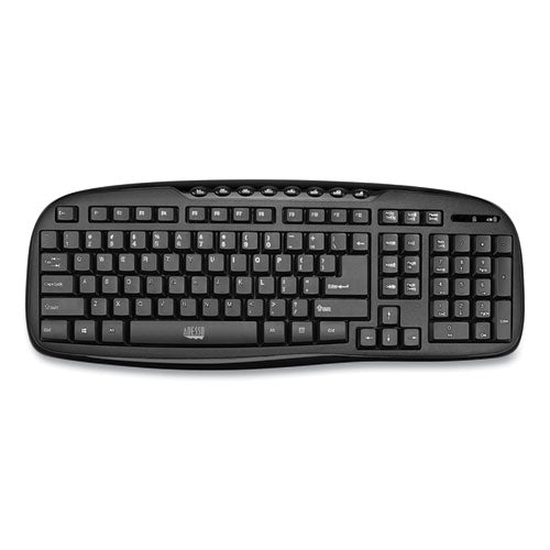 Wkb1330cb Wireless Desktop Keyboard And Mouse Combo, 2.4 Ghz Frequency-30 Ft Wireless Range, Black