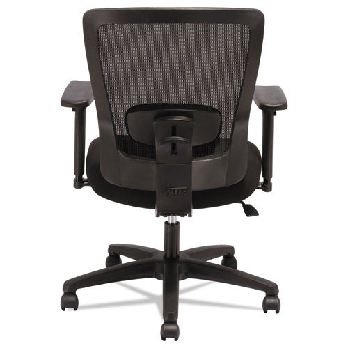 Alera Envy Series Mesh Mid-back Swivel-tilt Chair, Supports Up To 250 Lb, 16.88" To 21.5" Seat Height, Black