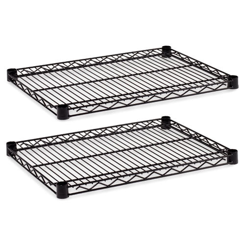 Industrial Wire Shelving Extra Wire Shelves, 36w X 18d, Silver, 2 Shelves-carton