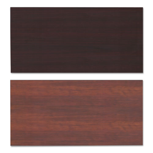 Reversible Laminate Table Top, Rectangular, 59.38w X 29.5,medium Cherry-mahogany