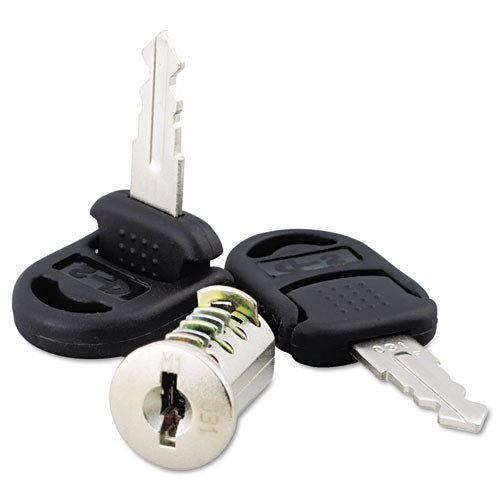 Core Removable Lock And Key Set, Silver, Two Keys-set