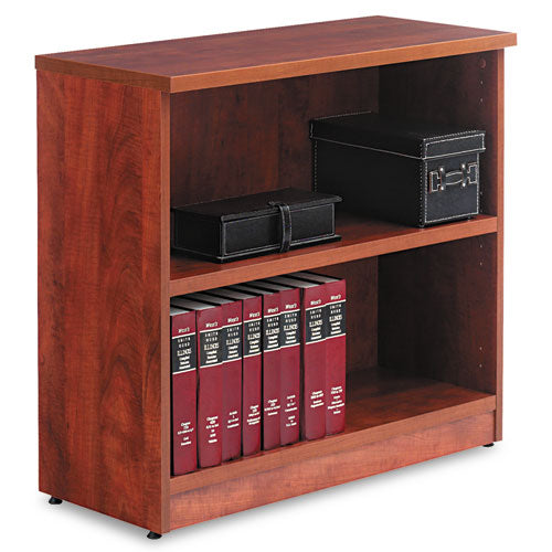 Alera Valencia Series Bookcase, Six-shelf, 31.75w X 14d X 80.25h, Mahogany