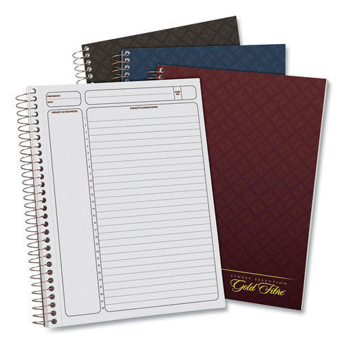 Gold Fibre Project Planner, Cornell Rule, Randomly Assorted Covers, 9.5 X 7.25, 84 Sheets