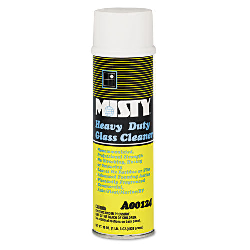 Heavy-duty Glass Cleaner, Citrus, 20 Oz Aerosol Spray, 12-carton