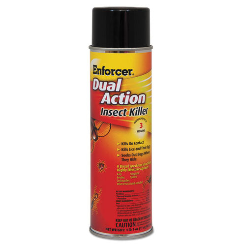 Dual Action Insect Killer, For Flying-crawling Insects, 17oz Aerosol,12-carton