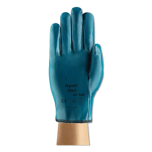 Hynit Nitrile Gloves, Blue, Size 7 1-2, Dozen