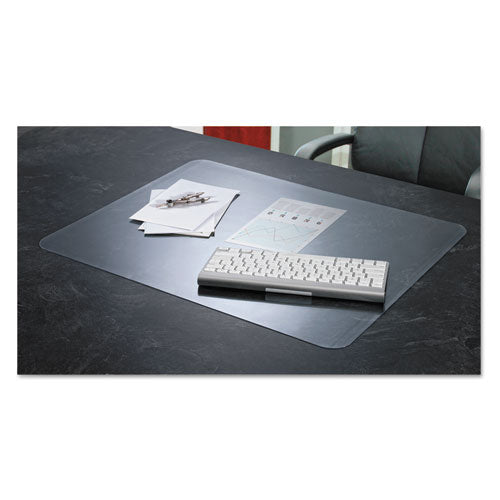 Krystalview Desk Pad With Antimicrobial Protection, 36 X 20, Clear