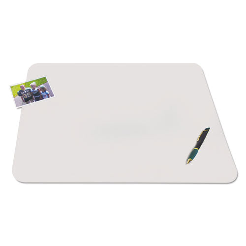 Krystalview Desk Pad With Antimicrobial Protection, 36 X 20, Matte Finish, Clear