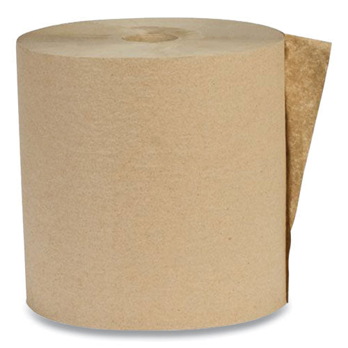 Recycled Hardwound Paper Towels, 7.87" X 700 Ft, Kraft, 12 Rolls-carton