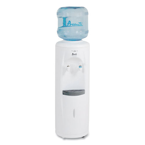 Cold And Room Temperature Water Dispenser, 3-5 Gal, 11.5 X 12. 5 X 34, White