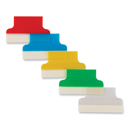 Insertable Index Tabs With Printable Inserts, 1-5-cut, Assorted Colors, 1" Wide, 25-pack