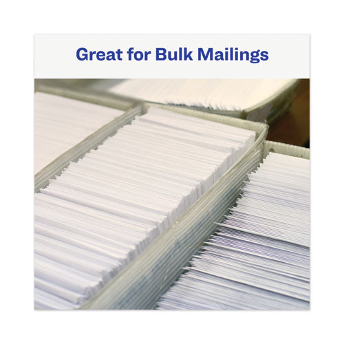 Dot Matrix Printer Mailing Labels, Pin-fed Printers, 0.94 X 3.5, White, 5,000-box