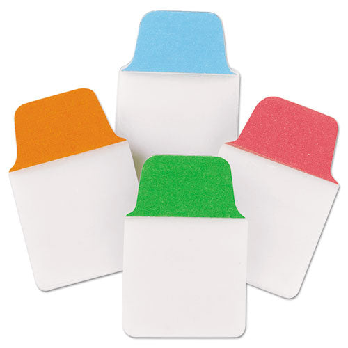 Ultra Tabs Repositionable Mini Tabs, 1-5-cut Tabs, Assorted Primary Colors, 1" Wide, 40-pack
