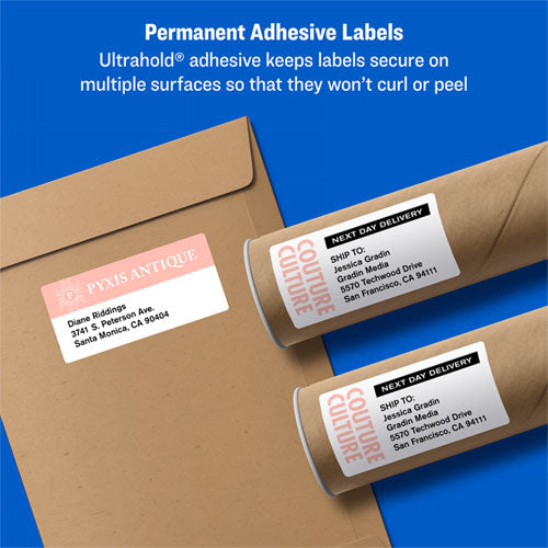 Shipping Labels With Trueblock Technology, Inkjet-laser Printers, 8.5 X 11, White, 500-box