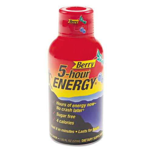 Energy Drink, Berry, 1.93oz Bottle, 12-pack