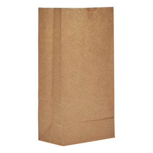 Grocery Paper Bags, 50 Lbs Capacity, #8, 6.13"w X 4.13"d X 12.44"h, Kraft, 500 Bags