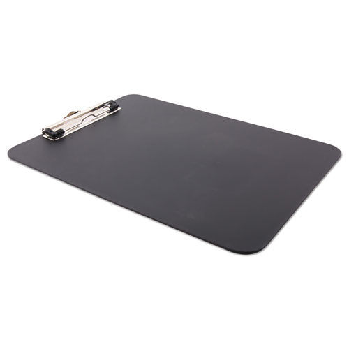 Unbreakable Recycled Clipboard, 0.5" Clip Capacity, Holds 8.5 X 11 Sheets, Black