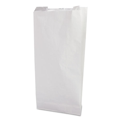 Grease-resistant Single-serve Bags, 6" X 6.5", White, 2,000-carton