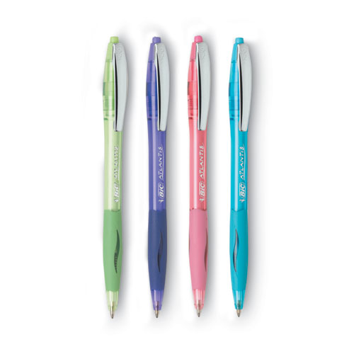 Glide Ballpoint Pen, Retractable, Medium 1 Mm, Assorted Ink And Barrel Colors, 4-pack