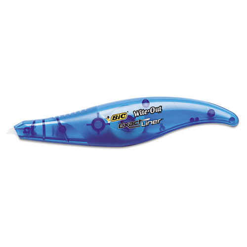 Wite-out Brand Exact Liner Correction Tape, Non-refillable, Blue, 1-5" X 236"