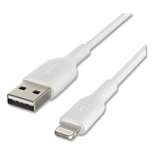 Boost Charge Lightning To Usb-a Chargesync Cable, 9.8 Ft, White