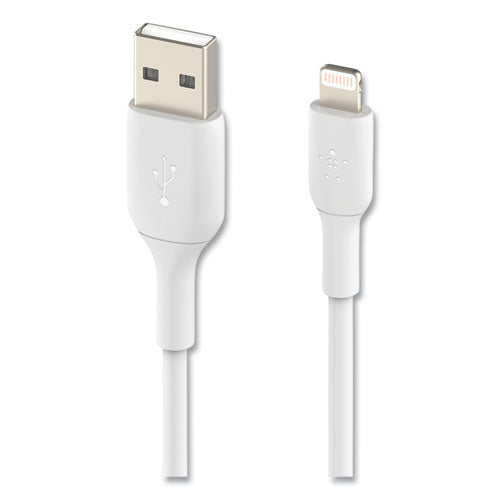Boost Charge Lightning To Usb-a Chargesync Cable, 9.8 Ft, White