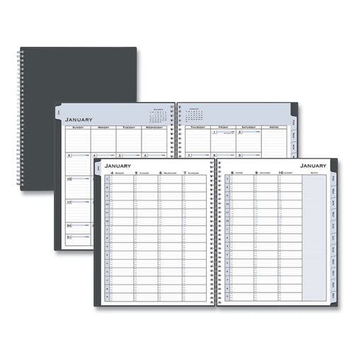 Passages Appointment Planner, 11 X 8.5, Charcoal Cover, 12-month (jan To Dec): 2023
