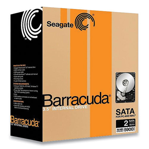 Barracuda Internal Hard Drive, 2 Tb, Sata Iii, 7200 Rpm