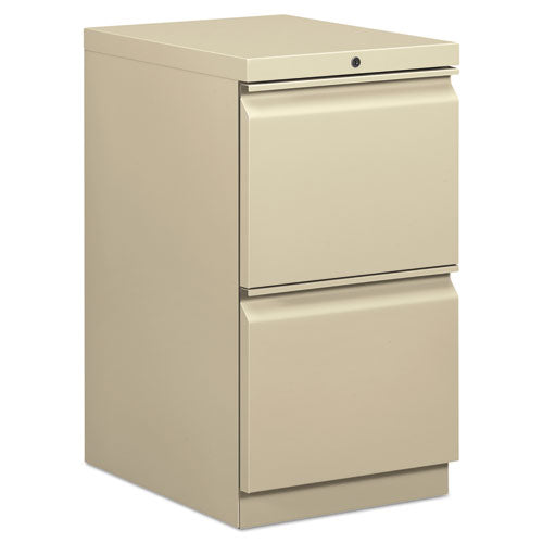 Mobile Pedestals, Left Or Right, 2 Legal-letter-size File Drawers, Putty, 15" X 20" X 28"