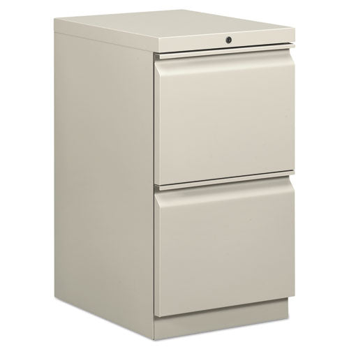 Mobile Pedestals, Left Or Right, 2 Legal-letter-size File Drawers, Light Gray, 15" X 20" X 28"