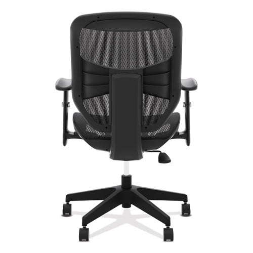 Vl534 Mesh High-back Task Chair, Supports Up To 250 Lb, 18" To 22" Seat Height, Black