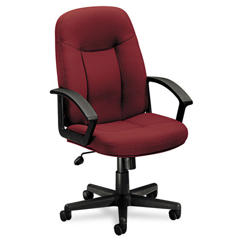 Hvl601 Series Executive High-back Chair, Supports Up To 250 Lb, 17.44" To 20.94" Seat Height, Black