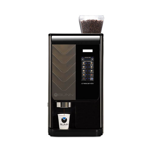 Crescendo Single Serve Coffee Maker, Stainless Steel-black