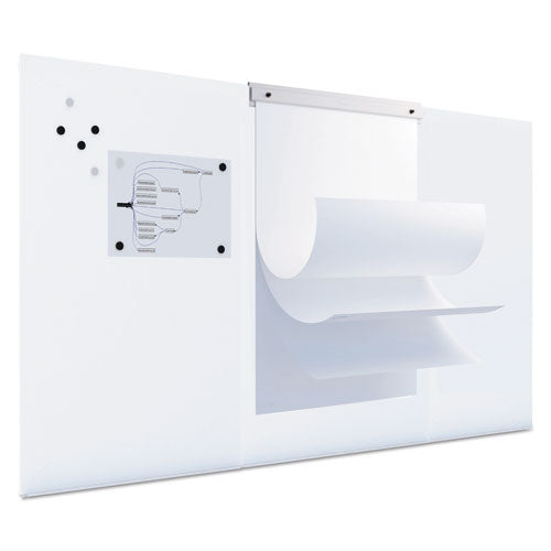 Magnetic Dry Erase Tile Board, 29 1-2 X 45, White Surface