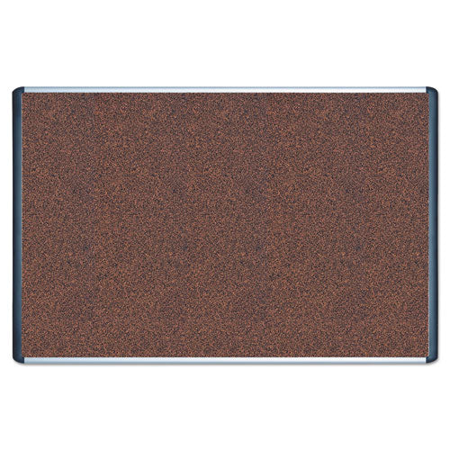 Tech Cork Board, 48x72 Silver-black Frame