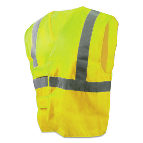 Class 2 Safety Vests, Standard, Orange-silver